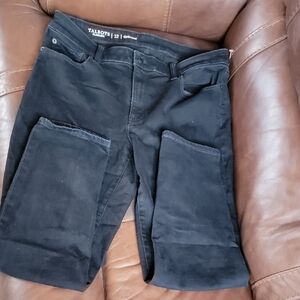 Talbots Classic Black Jeans Womens 12